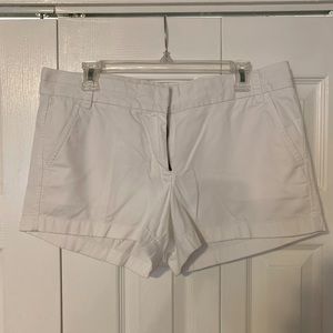 J. Crew White Chino Shorts 3 inch
